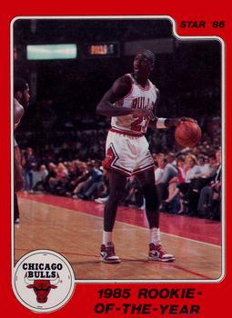 1986 Star Michael Jordan #6 Michael Jordan / 1985 Rookie of Year