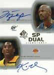 2002-03 SP Authentic - SP Dual Signatures #MJ/KB Michael Jordan / Kobe Bryant AU, SP