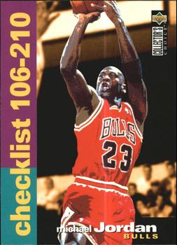 1995-96 Collector's Choice Spanish I #210 Michael Jordan - Checklist: 106-210