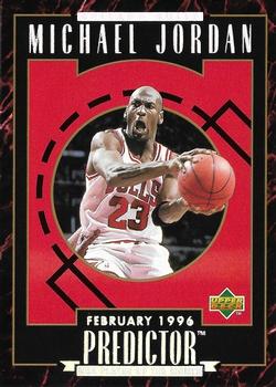1995-96 Upper Deck - Predictors Exchange: Player of the Month #R3 Michael Jordan - February 1996