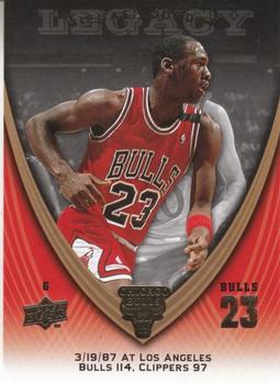 2008-09 Upper Deck Michael Jordan Legacy Collection #166 Michael Jordan - Game 166