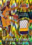 2015-16 Panini Spectra - Game Time Materials Gold Prizms #39 Kobe Bryant MEM, SN10