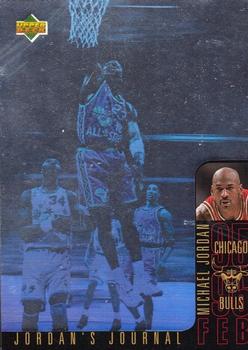 1996-97 Collector's Choice French - Jordan's Journal #J4 Michael Jordan - February