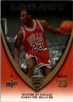 2008-09 Upper Deck Michael Jordan Legacy Collection #284 Michael Jordan - Game 284