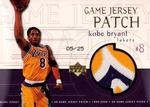 1999-00 Upper Deck - Game Jersey Patches Super #KB Kobe Bryant MEM, SN25 MEM: Patch; 1999 copyright on back