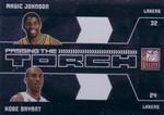2009-10 Donruss Elite - Passing the Torch #1 Magic Johnson / Kobe Bryant