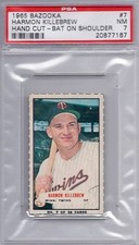 1965 Bazooka #7 Harmon Killebrew