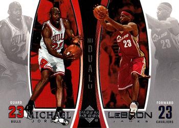 2005-06 Upper Deck - Michael Jordan/LeBron James #LJMJ3 Michael Jordan / LeBron James