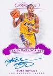 2018-19 Panini Flawless - Legendary Scripts Pink #LS-KBR Kobe Bryant AU, SN20