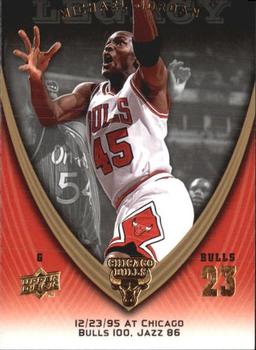2008-09 Upper Deck Michael Jordan Legacy Collection #709 Michael Jordan - Game 709