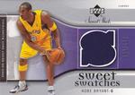 2005-06 Upper Deck Sweet Shot - Sweet Swatches #SW-KB Kobe Bryant MEM, SN125