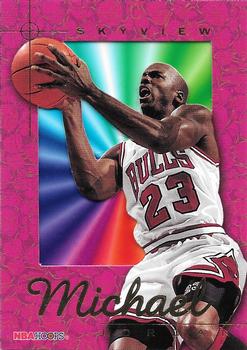 1995-96 Hoops - SkyView #SV1 Michael Jordan