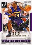 2014-15 Donruss - Court Kings Stat Line Career #22 Kobe Bryant SN255