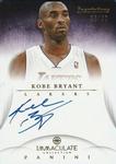 2012-13 Panini Immaculate Collection - Inscriptions #IN-KB Kobe Bryant AU, SN99