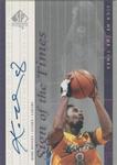1999-00 SP Authentic - Sign of the Times #KB Kobe Bryant AU