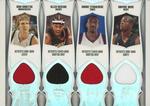 2005-06 Topps Luxury Box - Stat Sheet 7 Relics #SSR-18 Dirk Nowitzki / Allen Iverson / Amare Stoudemire / Dwyane Wade / Corey Maggette / Paul Pierce / Kobe Bryant MEM, SN140