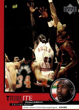 1999 Upper Deck Tribute to Michael Jordan #2 Michael Jordan (First home playoff game 4/24/85)