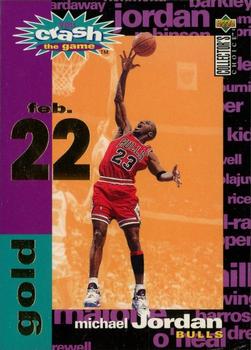 1995-96 Collector's Choice - You Crash the Game Gold: Assists/Rebounds #C1 Michael Jordan - VAR: 2/22/96 L