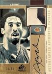 2002-03 SP Game Used - Autographed Authentic Patches #KB-AP Kobe Bryant AU, MEM, SN50