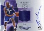 2004-05 SP Game Used - SIGnificant Numbers #SN-KB Kobe Bryant AU, MEM, SN8