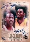 2000-01 Upper Deck Legends - Legendary Signatures #MJ-KB Michael Jordan / Kobe Bryant AU, SN10