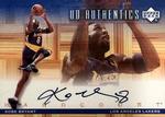 2000-01 Upper Deck Hardcourt - UD Authentics #KB Kobe Bryant AU