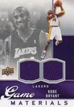 2009-10 Upper Deck - Game Materials #GJ-KO Kobe Bryant MEM, SN550 MEM: Game-Used Memorabilia
