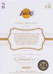 2016-17 Panini Flawless - Premium Ink Ruby #PI-KB Kobe Bryant AU, SN15