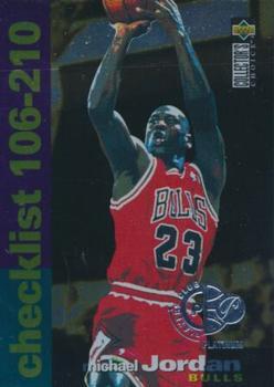 1995-96 Collector's Choice - Player's Club Platinum #210 Michael Jordan - Checklist: 106-210