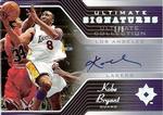 2004-05 Upper Deck Ultimate Collection - Signatures Gold #US-KB Kobe Bryant AU, SN8