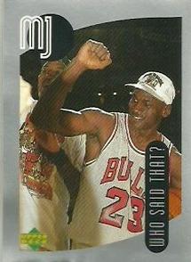1998 Upper Deck Michael Jordan Stickers #108 Michael Jordan