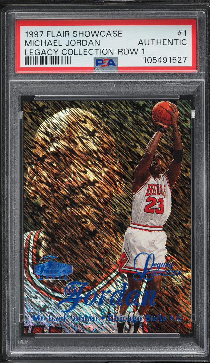 1997 Flair Showcase Row 1 Legacy Collection #1 /100