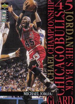 1995-96 Collector's Choice - Jordan He's Back #M4 Michael Jordan