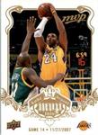 2008-09 Upper Deck MVP - Kobe Bryant MVP White #NNO Kobe Bryant Game 14