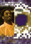 2001-02 UD PlayMakers Limited - Player's Club Warm Up Gold #KB-GW Kobe Bryant MEM, SN250