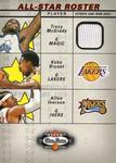 2002-03 Fleer Box Score - All-Stars Roster Game-Used #NNO Tracy McGrady / Kobe Bryant / Allen Iverson MEM