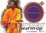 2001-02 Upper Deck Ovation - Superstar Warm-Ups #KB Kobe Bryant MEM