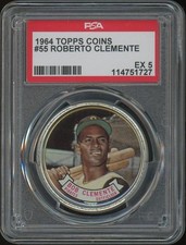 1964 Topps - Coins #55 Bob Clemente