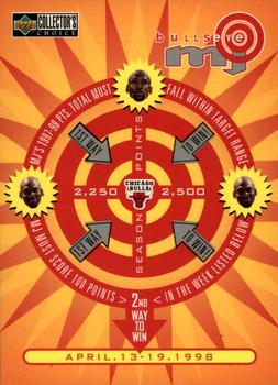 1997-98 Collector's Choice - MJ BULLSeye #B29 Michael Jordan - 2,250-2,500 or April 13-19 (W)