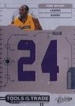2010-11 Panini Absolute Memorabilia - Tools of the Trade Materials Jumbo Jersey Numbers #5 Kobe Bryant MEM, SN49