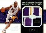 2003-04 Upper Deck Exquisite Collection - Patches Triple #E3P-KB1 Kobe Bryant MEM, SN10