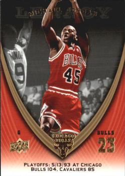 2008-09 Upper Deck Michael Jordan Legacy Collection #1027 Michael Jordan - Game 1027