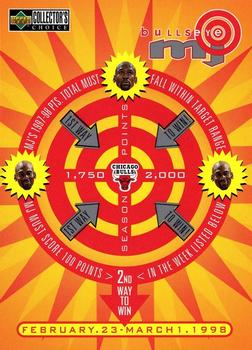 1997-98 Collector's Choice - MJ BULLSeye #B4 Michael Jordan - 1,750-2,000 or February 23-March 1 (L)