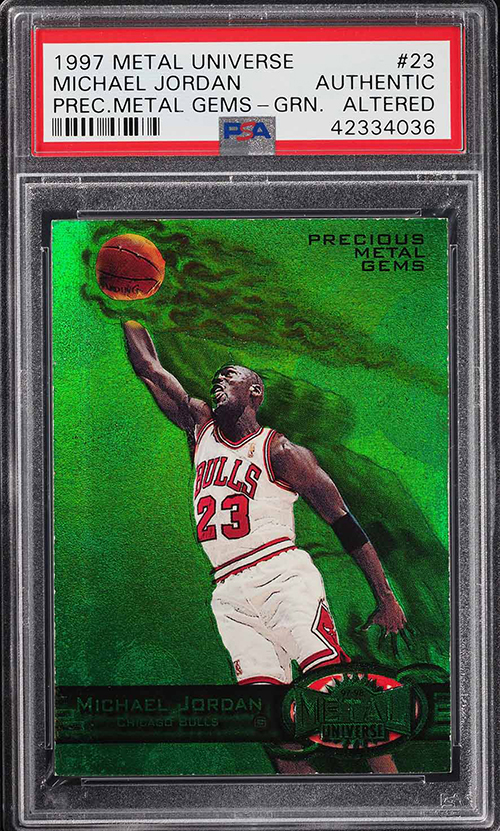 1997 Metal Universe PMG Green #23 /10