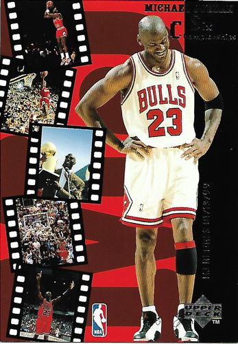 1999 Upper Deck Michael Jordan Retirement Set #B22 Michael Jordan - Six Championships