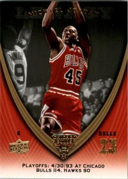 2008-09 Upper Deck Michael Jordan Legacy Collection #1023 Michael Jordan - Game 1023