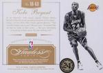 2015-16 Panini Flawless - Star Swatch Signatures Emerald #SR-KB Kobe Bryant AU, MEM, SN5