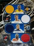 2006-07 Topps Luxury Box - Relics Seven #LB7R-2 Kobe Bryant / Steve Nash / Dirk Nowitzki / Shaquille O'Neal / Chauncey Billups / Dwyane Wade / Tim Duncan MEM, SN99