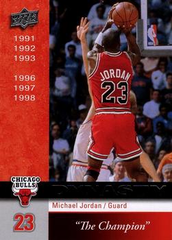 2008-09 Upper Deck - Dynasty Chicago Bulls #CHI-8 Michael Jordan