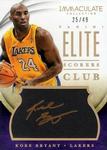 2013-14 Panini Immaculate Collection - Elite Scorers Club Signatures #3 Kobe Bryant AU, SN49